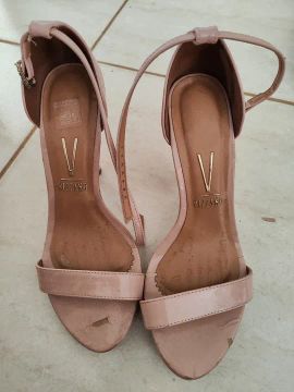 Sandália Vizzano Salto alto Rosa número 39
