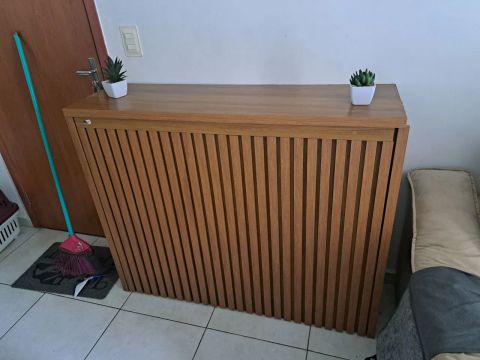 Bancada Ripada de madeira