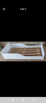 Cama Infantil de Solteiro Branca