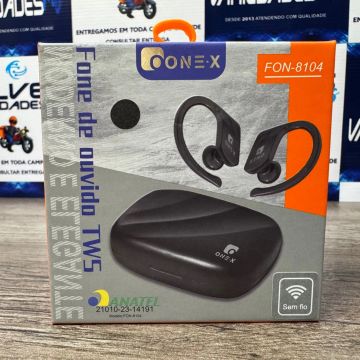 Fone de Ouvido Bluetooth TWS Onex FON-8104 - Sem fio