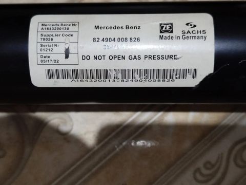 Par Amortecedor Diant, Mercedes Benz, ZF/Sachs ,ML 350, 2011, *826, A1643200130