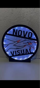 Luminária decorativa e personalizado 