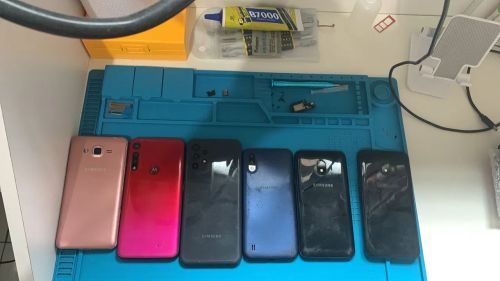 6 Smartphones para reposição de peças