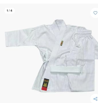 Kimono de Karatê Branco - Tamanho Infantil