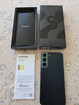 Celular Samsung Galaxy S22 5G Verde - Super Novo