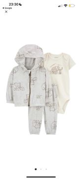 CONJUNTO MOLETOM CARTERS ELEFANTE