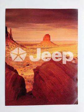 Jeep Cherokee XJ, Wrangler e Grand Cherokee - Catálogo, folder 
