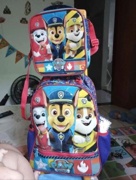 Mochila de rodinhas Patrulha Canina