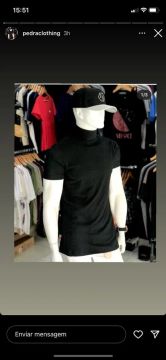 Camisa Gola alta americana 