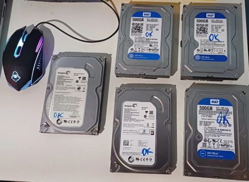 HDs 500GB - Usados - ótimo para DVR 