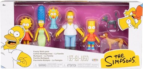 Bonecos The Simpsons Família 7 Bonecos Jakks