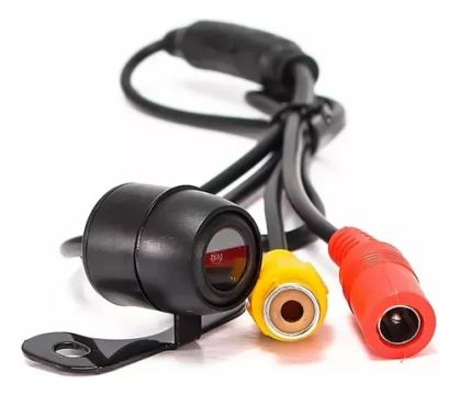 Câmera de ré Automotiva Veicular Entrada Rca Automotiva Borboleta