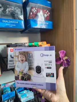 Câmera babá IP WiFi HD para Monitoramento Remoto