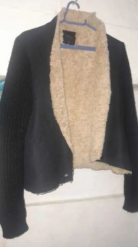 Casaco Feminino Preto com Pelúcia