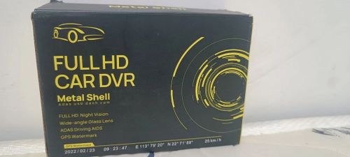 Câmera Car DVR Full HD com GPS e Metal Shell