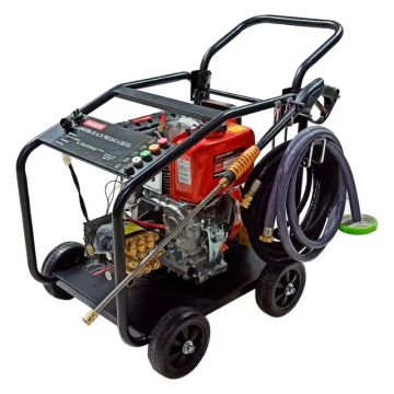 Lavadora de Alta Pressão a Diesel Partida Elétrico 10hp 3400rpm 3600psi Motor Triplex - E0
