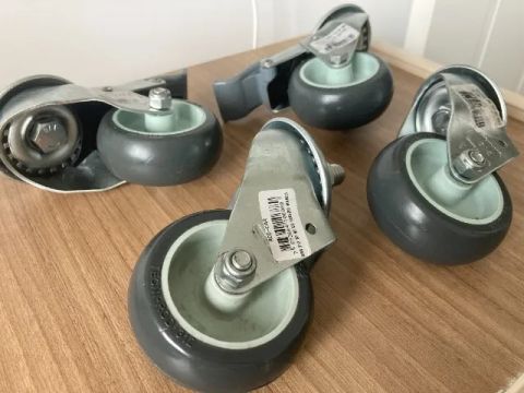 Kit 4 rodízios 80kg