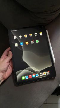 IPAD PRO 11 POLEGADAS, 64GB, MODELO MTXN2LL/A, COR CINZA ESPACIAL + APPLE PENCIL ORIGINAL