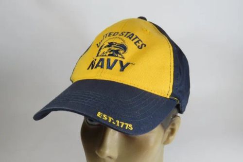 BONÉ da MARINHA AMERICANA (U.S. NAVY) - HONOR, COURAGE AND COMMITMENT.