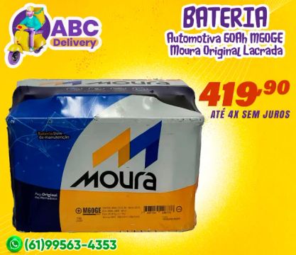 Bateria Automotiva 60Ah M60GE Moura