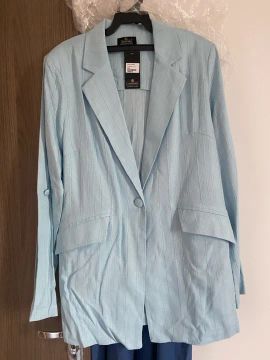 Vendo blazer+short alfaiataria azul