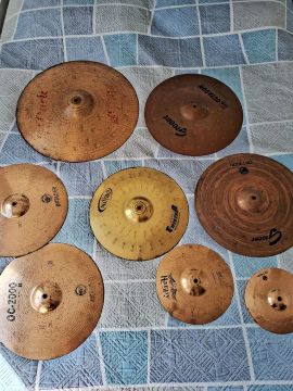 Kit de pratos para bateria