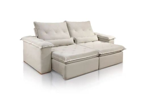 sala sofa retratil e reclinavel 4 lugares 