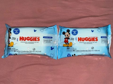 Lenço umedecido Huggies 