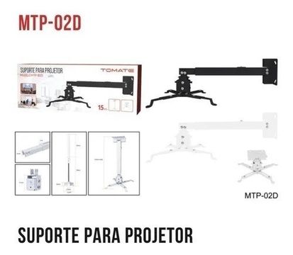 Suporte para projetor de teto articulado Tomate MTP-02D?