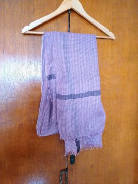echarpe / cachecol retangular quadriculado vinho