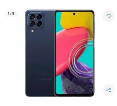Smartphone Galaxy M53 5g, NFC, 128gb, 8gb Ram, Tela De 6.7 Cor Azul
