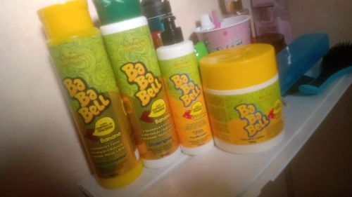 Kit de tratamento para cabelos BaBaBell - Banana