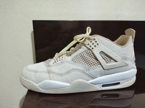 Tênis Nike Air Jordan 4 Retro Off-White Sail