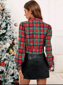 Camisa xadrez shein 