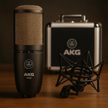 Microfone AKG P420 Condensador Profissional 