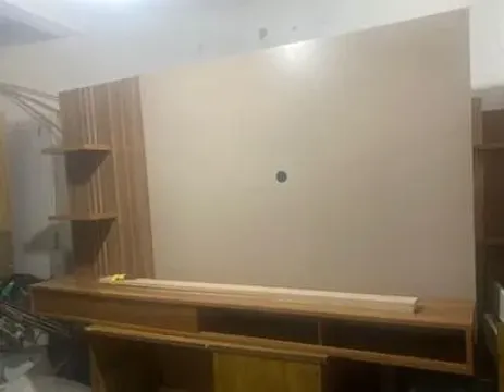 Painel para tv até 65 polegadas ripado com Ninchos
