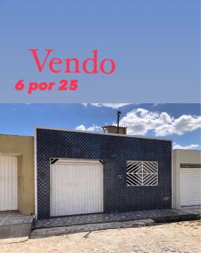 Casa 6x25 para Venda