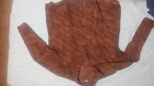 Camisa Social Marrom