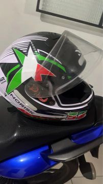 Capacete Norisk Racing - Tamanho M - Novo