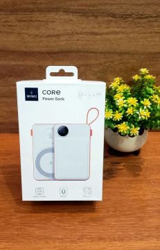 Power Bank Wiwu Core 10000mah Com Carregamento Sem Fio 15w