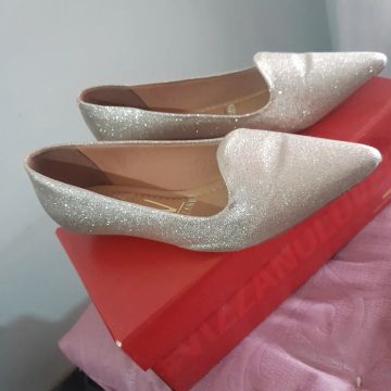 Sapatilha feminina com glitter