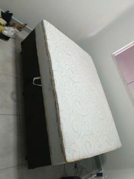 Baú casal conjugado com espuma selada d28 