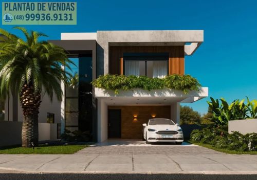 Casa para Venda em Florianópolis, CACUPE, 3 dormitórios, 3 suítes, 3 banheiros, 6 vagas