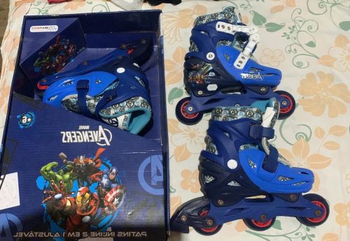 Patins Avengers Marvel Infantil - Tamanho Ajustável