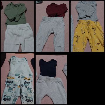 Kit Roupas Bebê - Macacão, Body e Calça