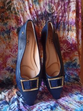 Scarpin sapatilha Femininas Via Uno Azul