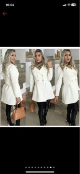 Casaco Branco Feminino