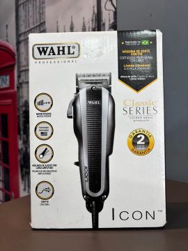 Cortador De Cabelo Wahl Professional Icon Preto E Prata 220v