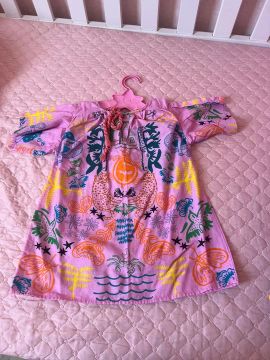 Vestido infantil estamparia veste 4 anos 