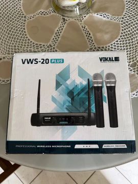 Microfone sem fio Vokal VWS-20 Plus